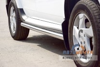 Защита порогов Вогнутая 63 мм НПС Рено Дастер 2012-2020 / Nissan Terrano с 2014--0