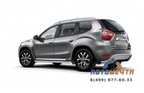 Защита порогов Вогнутая 63 мм НПС Рено Дастер 2012-2020 / Nissan Terrano с 2014--2