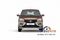 Защита переднего бампера одинарная 51 мм НПС для LADA XRAY 2016- -0 Защита переднего бампера одинарная 51 мм НПС для LADA XRAY 2016- -0