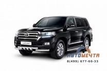 Защита порогов окантовка 63 мм TOYOTA LAND CRUISER 200 2016-	-0