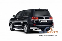 Защита порогов окантовка 63 мм TOYOTA LAND CRUISER 200 2016-	-1