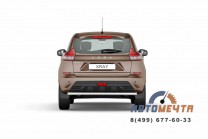 Защита заднего бампера одинарная 51 мм НПС для LADA XRAY 2016- -0