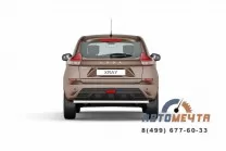 Защита заднего бампера одинарная 51 мм НПС для LADA XRAY 2016- 
