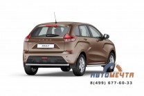 Защита заднего бампера одинарная 51 мм НПС для LADA XRAY 2016- -1