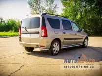 Защита заднего бампера ППК угловая 51 мм Ларгус / Cross 2015- Защита заднего бампера ППК угловая 51 мм Ларгус / Cross 2015-