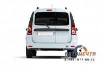 Защита заднего бампера ППК угловая 51 мм Ларгус / Cross 2015- -2