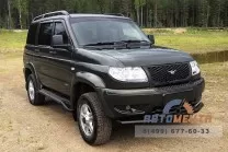 Защита переднего бампера УАЗ Патриот двойная труба 76/63 мм (ППК) по 2014 ДОРЕСТ Защита переднего бампера УАЗ Патриот двойная труба 76/63 мм (ППК) по 2014 ДОРЕСТ