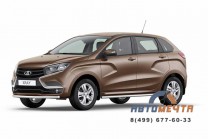 Защита порогов прямая 51 мм НПС для LADA XRAY 2016--0