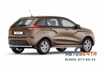 Защита порогов прямая 51 мм НПС для LADA XRAY 2016--1