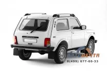 Защита порогов с накладками 63 мм LADA 