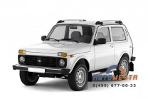 Защита порогов с накладками 76 мм LADA 