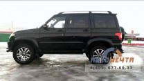 Защита порогов УАЗ Патриот труба d53мм (ППК)-1