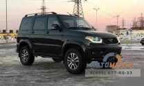Защита порогов УАЗ Патриот труба d53мм (ППК)-2