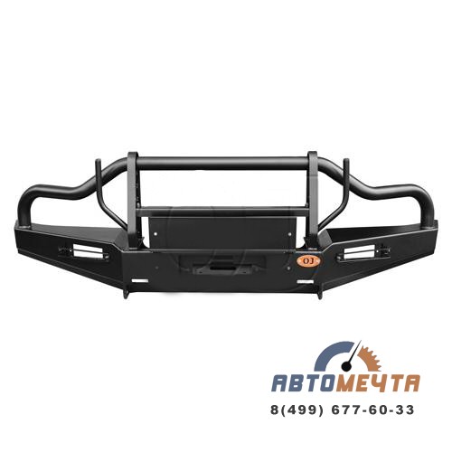 Передний силовой бампер УАЗ Буханка (Трофи Дуга малая Максима с площадкой лебедки) Передний силовой бампер УАЗ Буханка (Трофи Дуга малая Максима с площадкой лебедки)