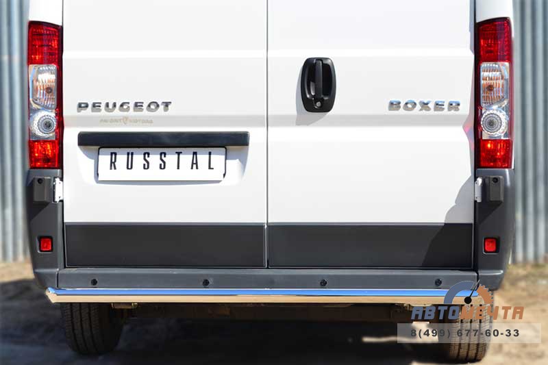 Защита заднего бампера для Peugeot Boxer, d63 мм Защита заднего бампера для Peugeot Boxer