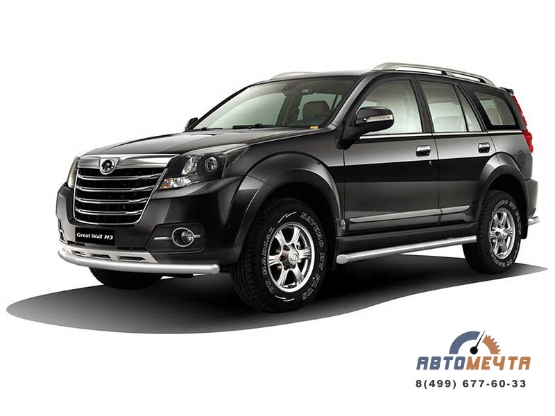 Защита порогов вогнутые Ø63мм для GREAT WALL HOVER H3 2014- Пороги вогнутые 63мм на GREAT WALL HOVER H3 2014-