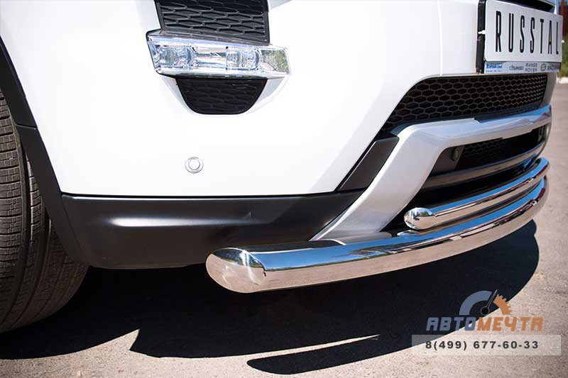 Защита переднего бампера для Renault Koleos 2012-, d63/42 мм Защита переднего бампера для Renault Koleos 2012-