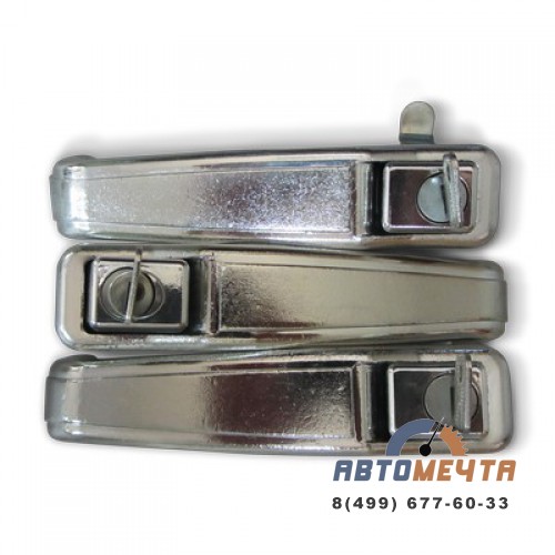 Ручки Хантер с покрытием ХРОМ УАЗ Хантер (31519-600040-01 к-т 5 шт.) Ручки Хантер с покрытием ХРОМ УАЗ Хантер (31519-600040-01 к-т 5 шт.)