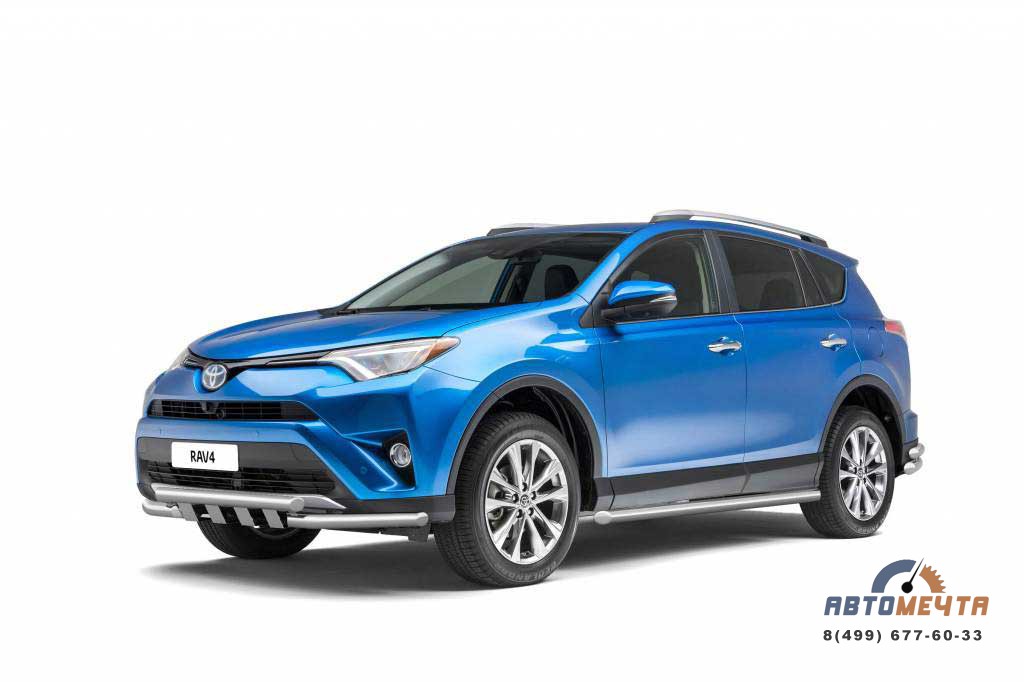 Защита порогов вогнутые Ø63мм TOYOTA RAV4 2013- Пороги вогнутые 63мм TOYOTA RAV4 2013-