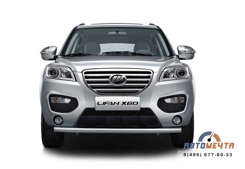 Защита переднего бампера одинарная 63 мм LIFAN X60 2012- Защита переднего бампера одинарная 63 мм LIFAN X60 2012-
